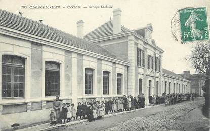 CPA FRANCE 17 "Cozes, le groupe scolaire"