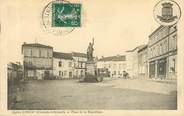 17 Charente Maritime CPA FRANCE 17 "Jonziac, place de la République"