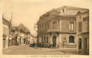 17 Charente Maritime CPA FRANCE  17 "Saujon, la poste et la rue Carnot"