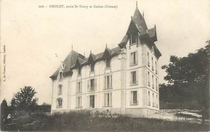 / CPA FRANCE 23 "Cholet, entre Saint Vaury et Guéret"