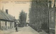 76 Seine Maritime CPA FRANCE  76 "Saint Martin aux Buneaux, avenue du Chateau"