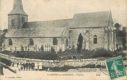 CPA FRANCE  76 "Saint Martin en Campagne, l'Eglise"