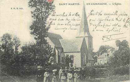 CPA FRANCE  76 "Saint Martin en campagne, l'Eglise "