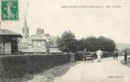 76 Seine Maritime CPA FRANCE  76 "Saint Aubin Epinay, rte de Lyons"