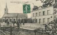 76 Seine Maritime CPA FRANCE  76 "Saint Aubin Epinay, la mairie et l'Eglise"