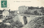 23 Creuse / CPA FRANCE 23 "Boussac, le pont et l'ancien château"
