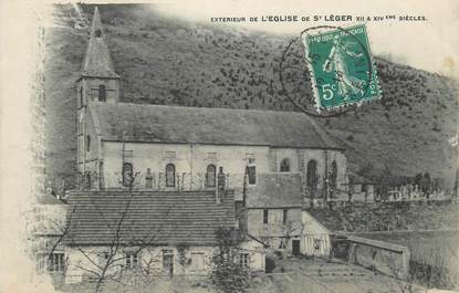 CPA FRANCE  76 "Eglise de Saint Léger"