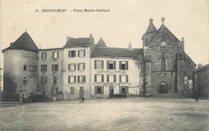 / CPA FRANCE 23 "Bourganeuf, place Martin Nadaud"