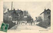 76 Seine Maritime CPA FRANCE  76 "Saint Laurent de Brevedent, restaurant du Chalet, chemin de la gare"