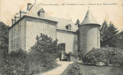 / CPA FRANCE 23 "Vallières, château de la Villeneuve M.F"