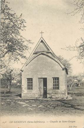 CPA FRANCE  76 "Le Genetay, chapelle de Saint Gorgon"