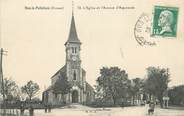 23 Creuse / CPA FRANCE 23 "Dun le Palleteau, l'église et l'avenue d'Aigurande"