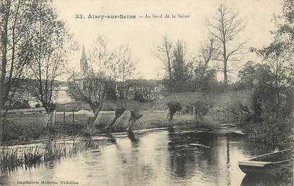 / CPA FRANCE 21 "Aisey sur Seine, au bord de la Seine"