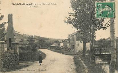 CPA FRANCE  76 "Saint Martin du Vivier, le village"