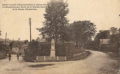 CPA FRANCE  76 "Saint Vaast d'Equiqueville, le monument aux morts"