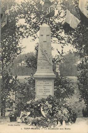 CPA FRANCE  76 "Torp Mesnil, le monument aux morts"