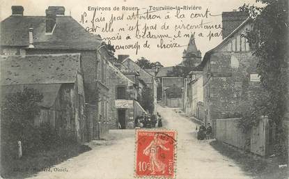 CPA FRANCE  76 "Env. de Rouen, Tourville la Rivière"