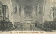 76 Seine Maritime CPA FRANCE  76 "Thil Manneville, interieur de l'Eglise"