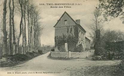 CPA FRANCE  76 "Thil Manneville, Ecole de filles"