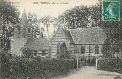 CPA FRANCE  76 "Thiouville, l'Eglise"