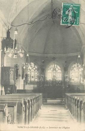 CPA FRANCE  76 "Torcy le Grand, interieur de l'Eglise"