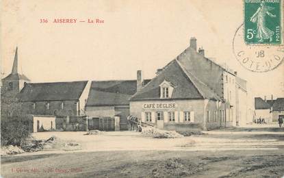 / CPA FRANCE 21 "Aiserey, la rue"