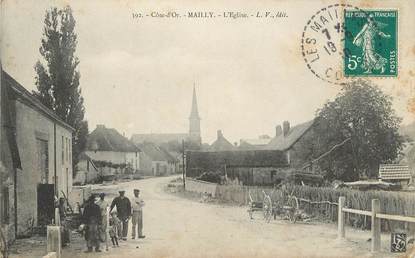 / CPA FRANCE 21 "Mailly, l'église"