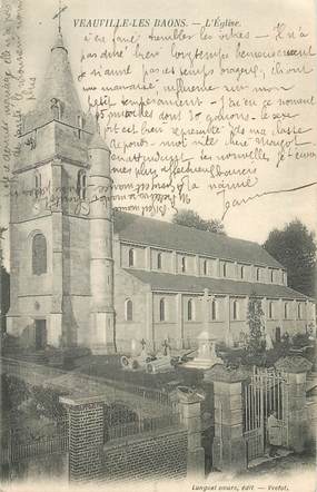 CPA FRANCE  76 "Veauville les Baons, l'Eglise"