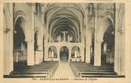 76 Seine Maritime CPA FRANCE  76 "Veauville les Baons, interieur de l'Eglise"