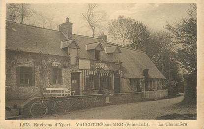 CPA FRANCE  76 "Env. d'Yport, Vaucottes sur mer, la Chaumière"