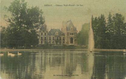 / CPA FRANCE 21 "Diénay, château Weil Picard, le lac"