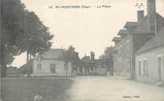 18 Cher / CPA FRANCE 18 "Sainte Montaine, la place"