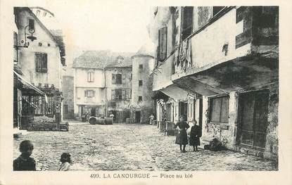 CPA FRANCE 48 "la Canourgue, Place du Blé"