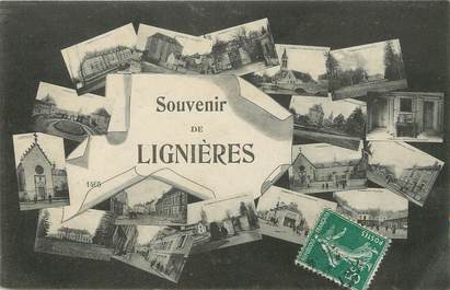 / CPA FRANCE 18 "Souvenir de Lignières"