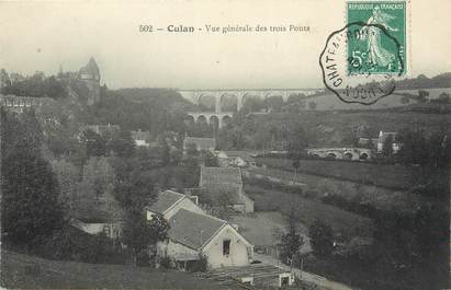 / CPA FRANCE 18 "Culan, vue générale"