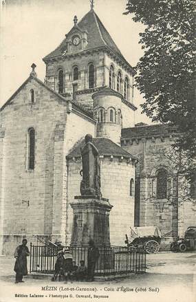 CPA FRANCE 47 "Mézin, Eglise"