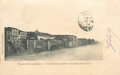CPA FRANCE 47 "Villeneuve sur Lot, les ruines"
