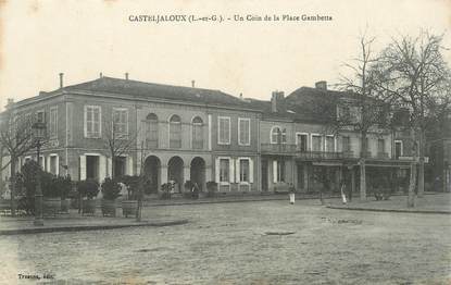 CPA FRANCE 47 "Casteljaloux, place Gambetta"