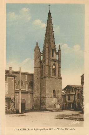 CPA FRANCE 47 "Sainte Bazeille, Eglise"