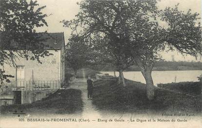 / CPA FRANCE 18 "Bessais le Fromental, étang de Goule"