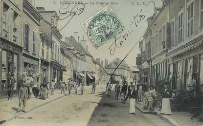 / CPA FRANCE 18  "Nérondes, la grande rue"