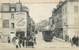 / CPA FRANCE 18 "Bourges, la rue d'Auron" / TRAMWAY / CARTE PUBLICITAIRE