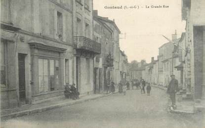 CPA FRANCE 47 "Gontaud, la Grande rue"
