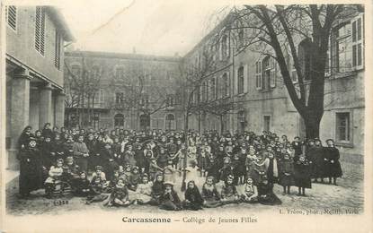 / CPA FRANCE 11 "Carcassonne, Collège de jeunes filles"
