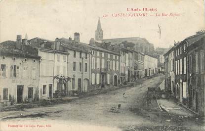 / CPA FRANCE 11 "Castelnaudary, la rue Riquet"