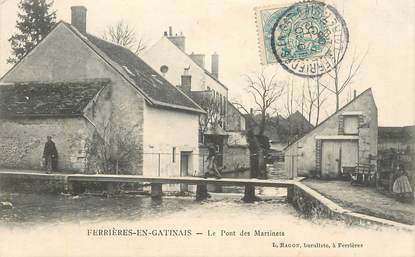 CPA FRANCE 45 "Ferrières en Gatinais, le Pont des Martinets"