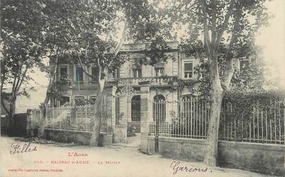 / CPA FRANCE 11 "Raissac d'Aude, la mairie"