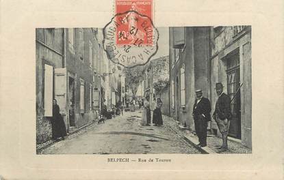 / CPA FRANCE 11 "Belpech, rue de Tourou"