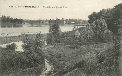 CPA FRANCE 45 "Chatillon sur Loire, vue prisedes Hautes Rives"