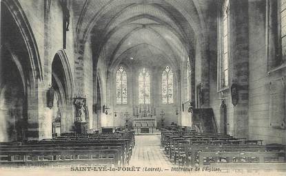 CPA FRANCE 45 "saint Lyé la Foret, Eglise"